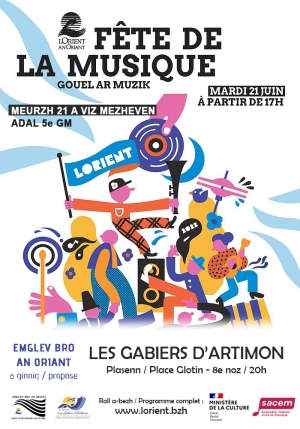 Gouel ar sonerezh : Les Gabiers d’Artimon - Fête de la Musique 2022